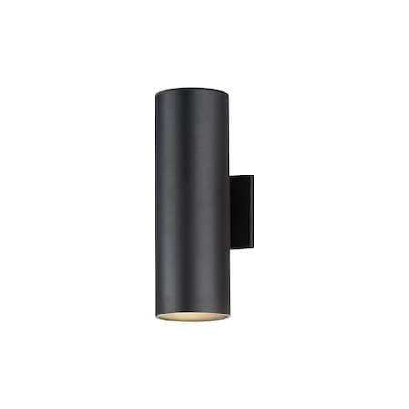 Maxim Lighting Outpost 2-Light 15"H LED Outdoor Wall Sconce 86403BK